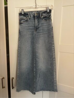 Good American High-Waist Wide-Leg Crop Women's Jeans Size 2 Stretch